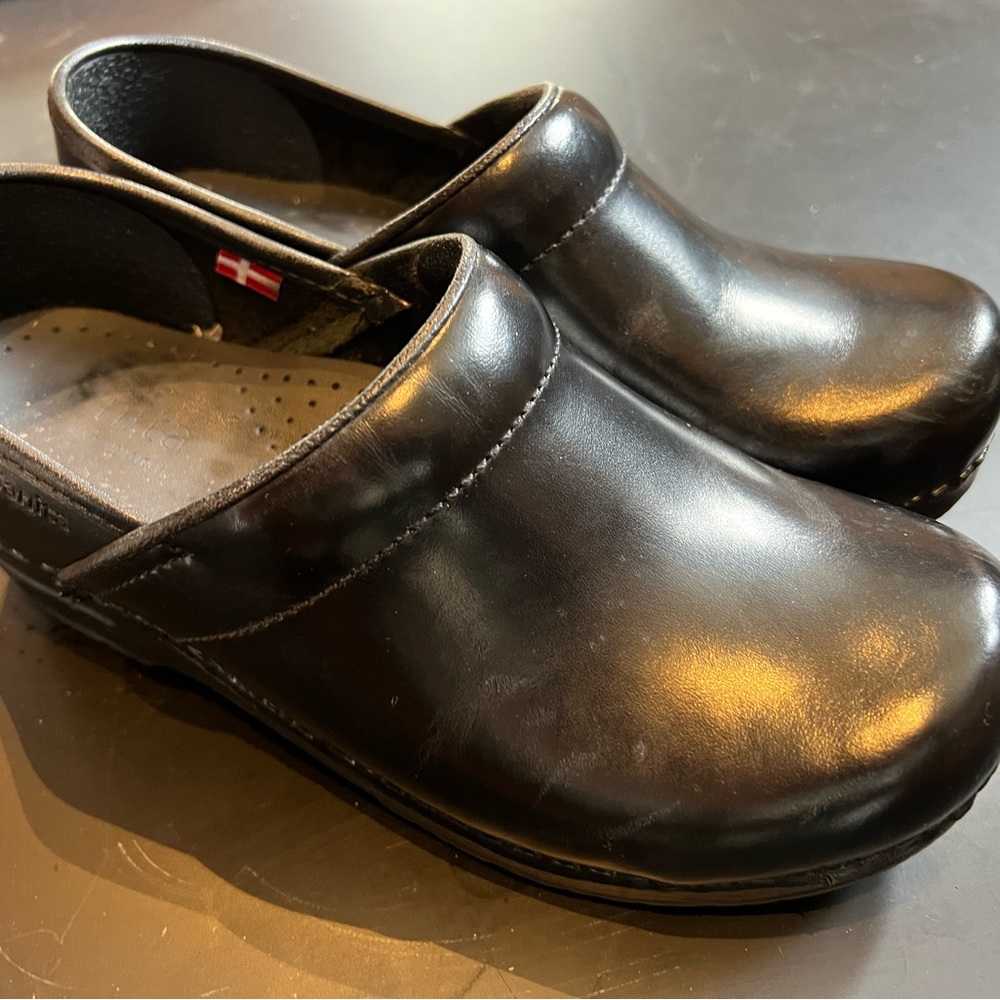 Sanita professional clogs.